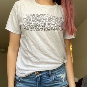 LANY "dumb stuff" tee shirt